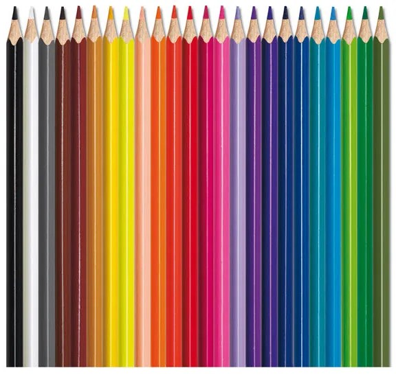 Akvarelové pastelky Maped - 24 farieb + štetec