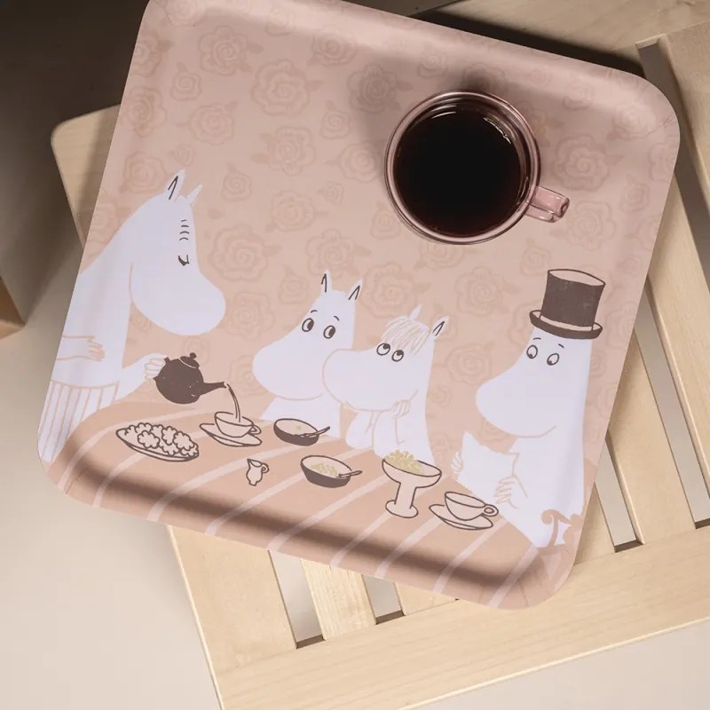 Podnos Moomin Coffee time 33x33cm