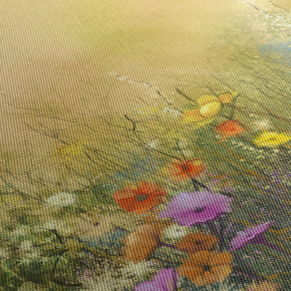 Obraz - Maľovaná lúka (90x60 cm)