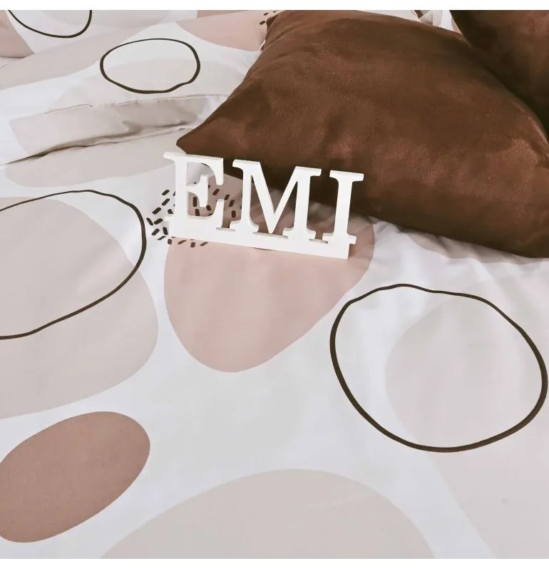 Obliečky bavlnené Clab EMI, Štandardný set jednolôžko obsahuje 1x 140x200 + 1x 70x90