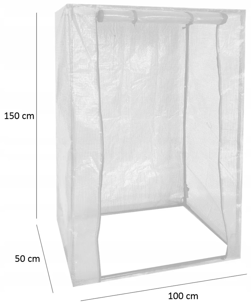 Záhradný mini skleník SESION zelený