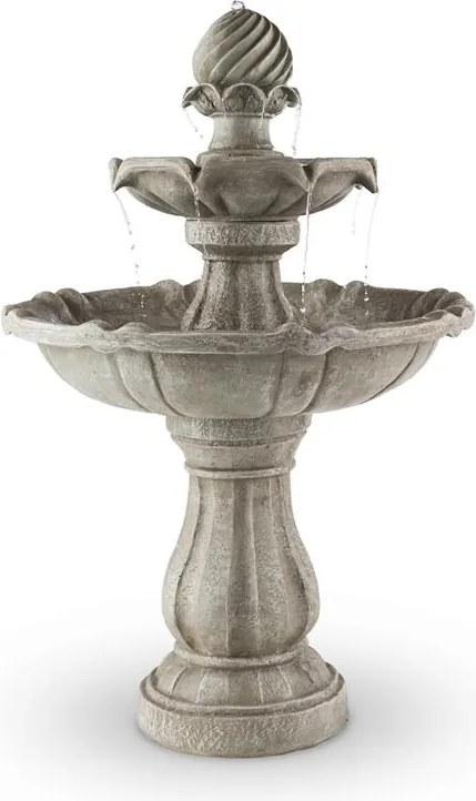 Blumfeldt Vogelsbrunn solárny fontánový set 60x90 cm 3W batéria betónový vzhľad