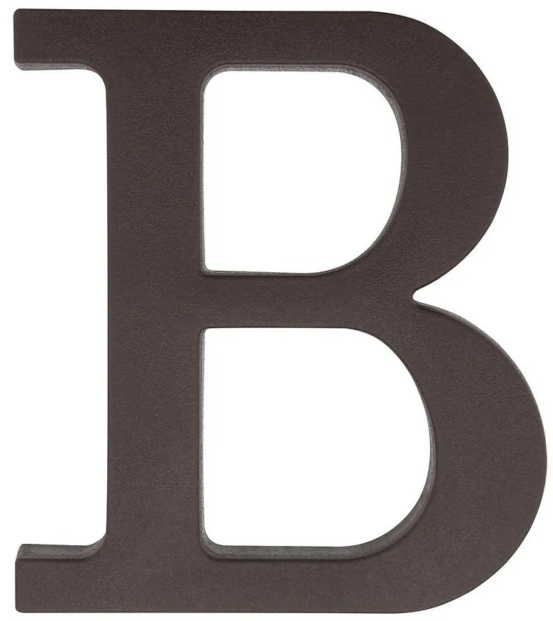 Písmeno B hnedé 9 cm