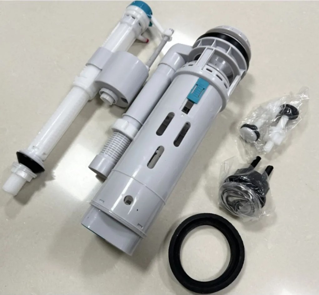 Erga Siena, WC kombi misa s nádržkou vrátane splachovacej súpravy 620x365x820 mm + toaletné sedadlo, biela lesklá, ERG-V03-SIENA-RIM-WH