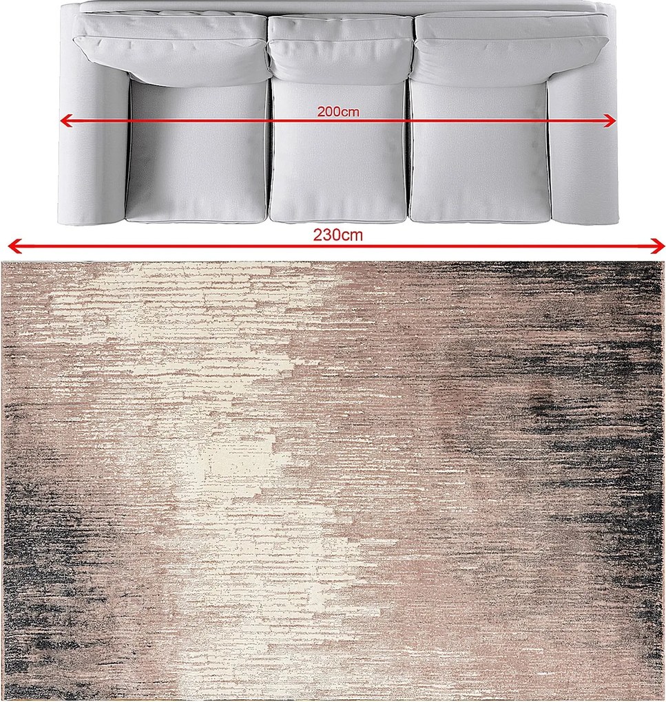 Koberec Sevilla dusty rose/paper white 160x230cm