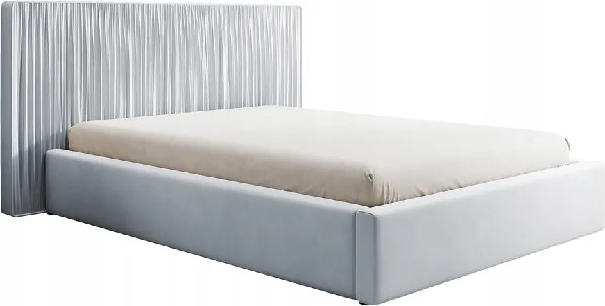 Manželská posteľ 180cm Thala 180 (rošt úl. priestor) (svetlosivá/čierna)