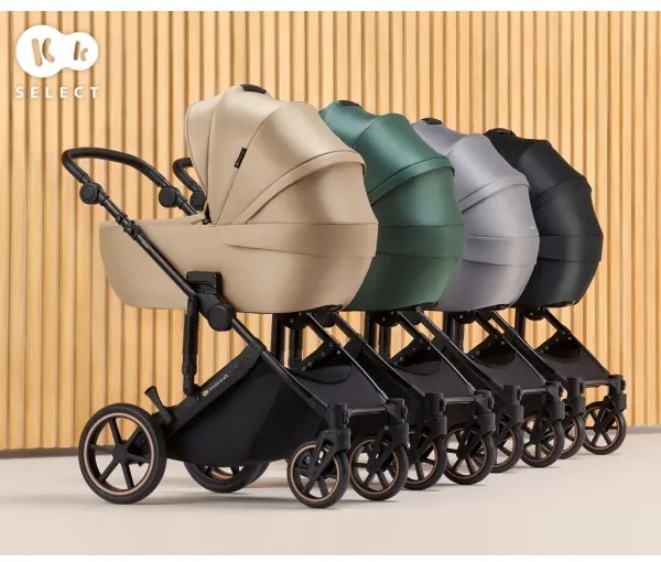 KINDERKRAFT - Kombinovaný kočík 2v1 PRIME 2 béžová