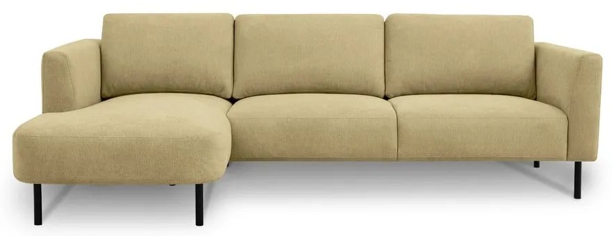 Okrovožltá rohová pohovka (ľavý roh) Hero – Scandic