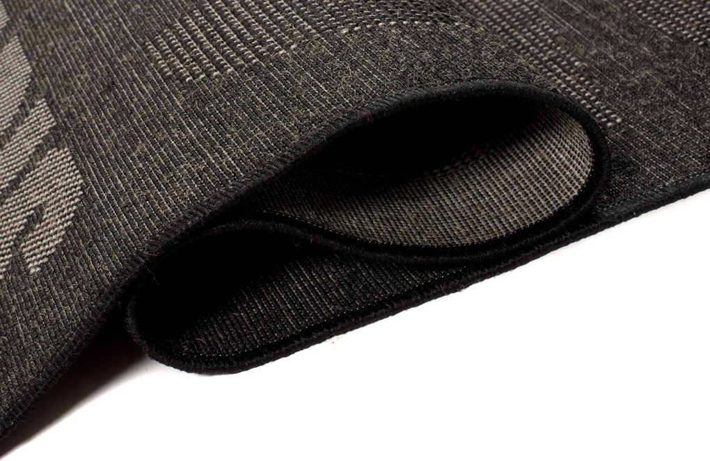 TA Koberec 20224 Čierna / strieborná