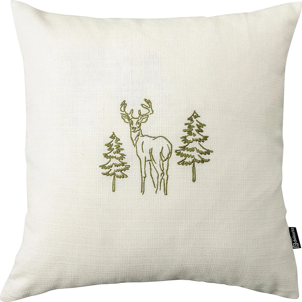 Obliečka na vankúš Forest Deer 43x43 cm