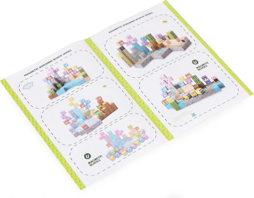 MULTISTORE Magnetické kocky stavebnica 169 dielov – kreatívna magnetická súprava pre deti 3+