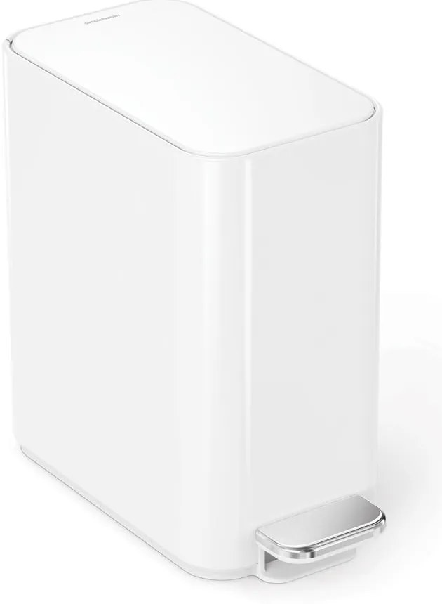 Pedálový oceľový odpadkový kôš 5 l – simplehuman