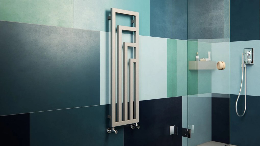 Terma Angus V 1300x440 vodný radiátor Metallic Black ZX