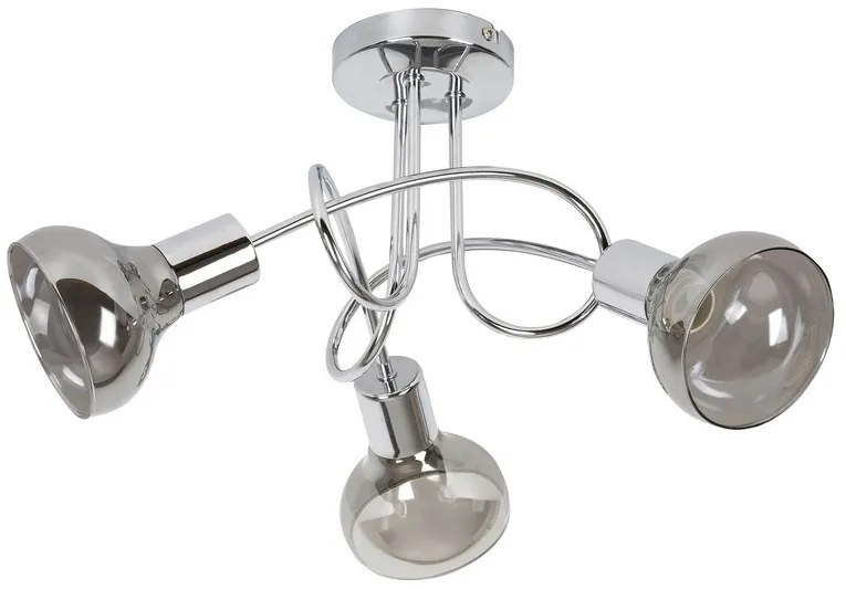 Rabalux HOLLY stropné svietidlo max. 3x40W | E14 | IP20 - chróm