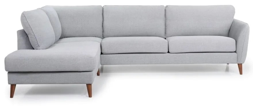 Svetlosivá rohová pohovka (ľavý roh) Oslo - Scandic