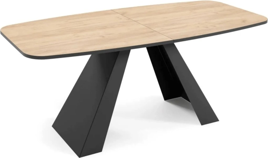 Dizajnový rozkladací jedálenský stôl TYRON Rozmer stola: veľkosť-160cm