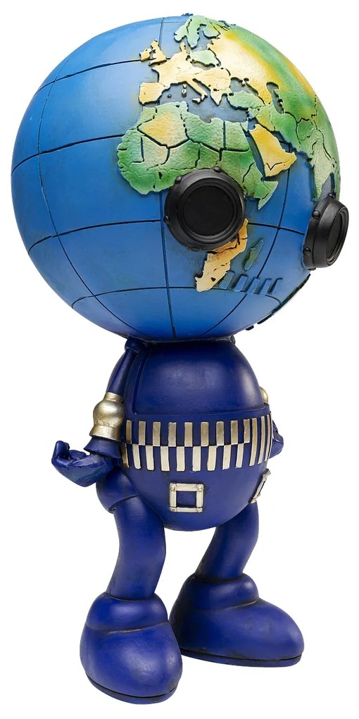 Robot World dekoračná soška modrá 50 cm