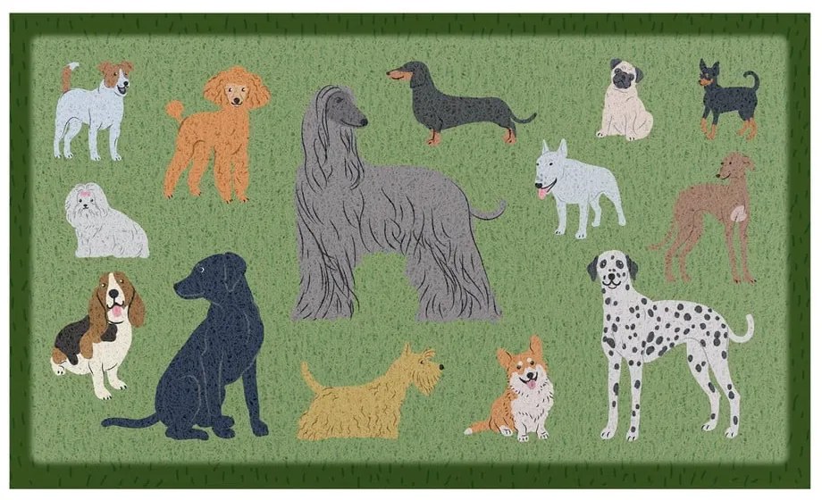 Rohožka 40x70 cm Dog Breeds – Artsy Doormats