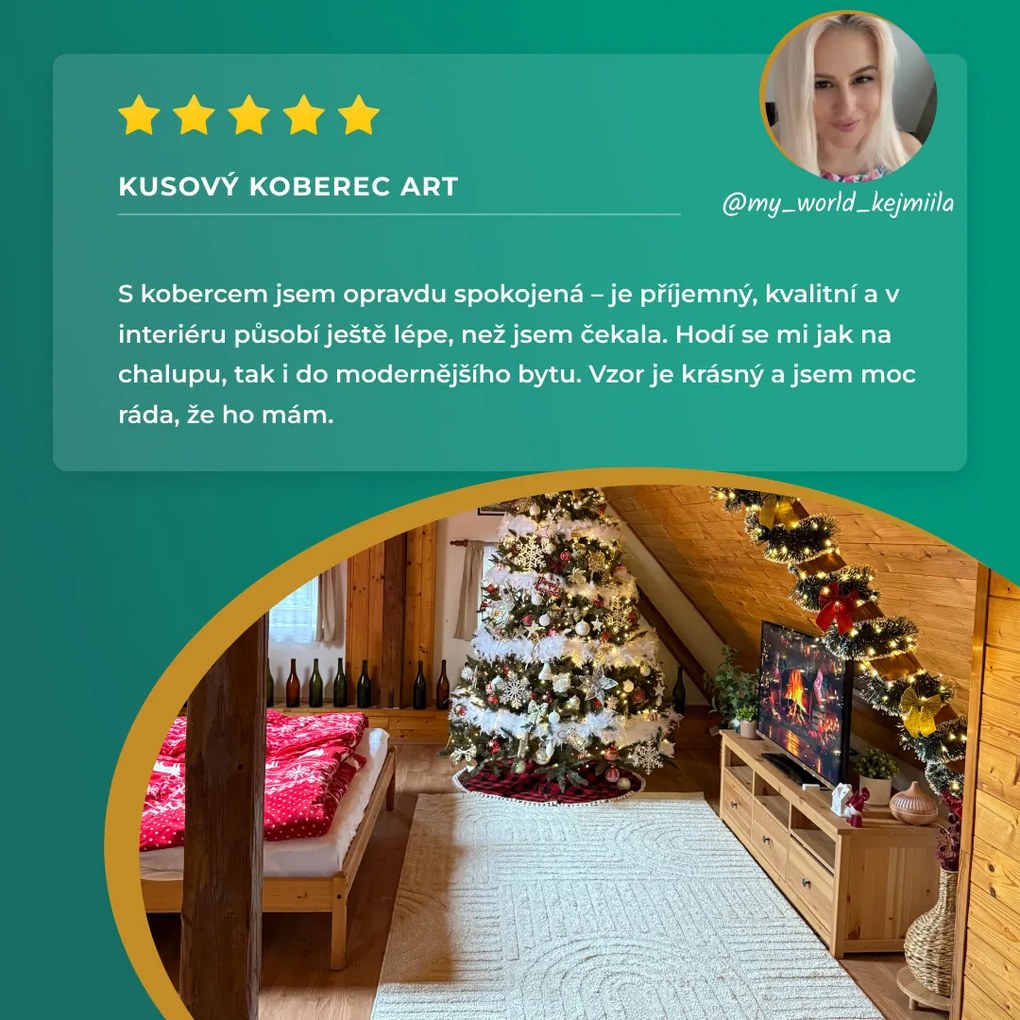 Ayyildiz, Kusový koberec Art 1121 Rose kruh, 160x160 (priemer) kruh, ružová, obývacia izba