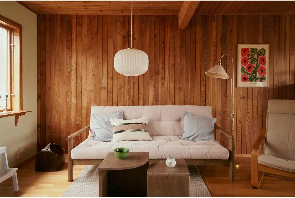 Vínová rozkladacia pohovka 205 cm Knob – Karup Design