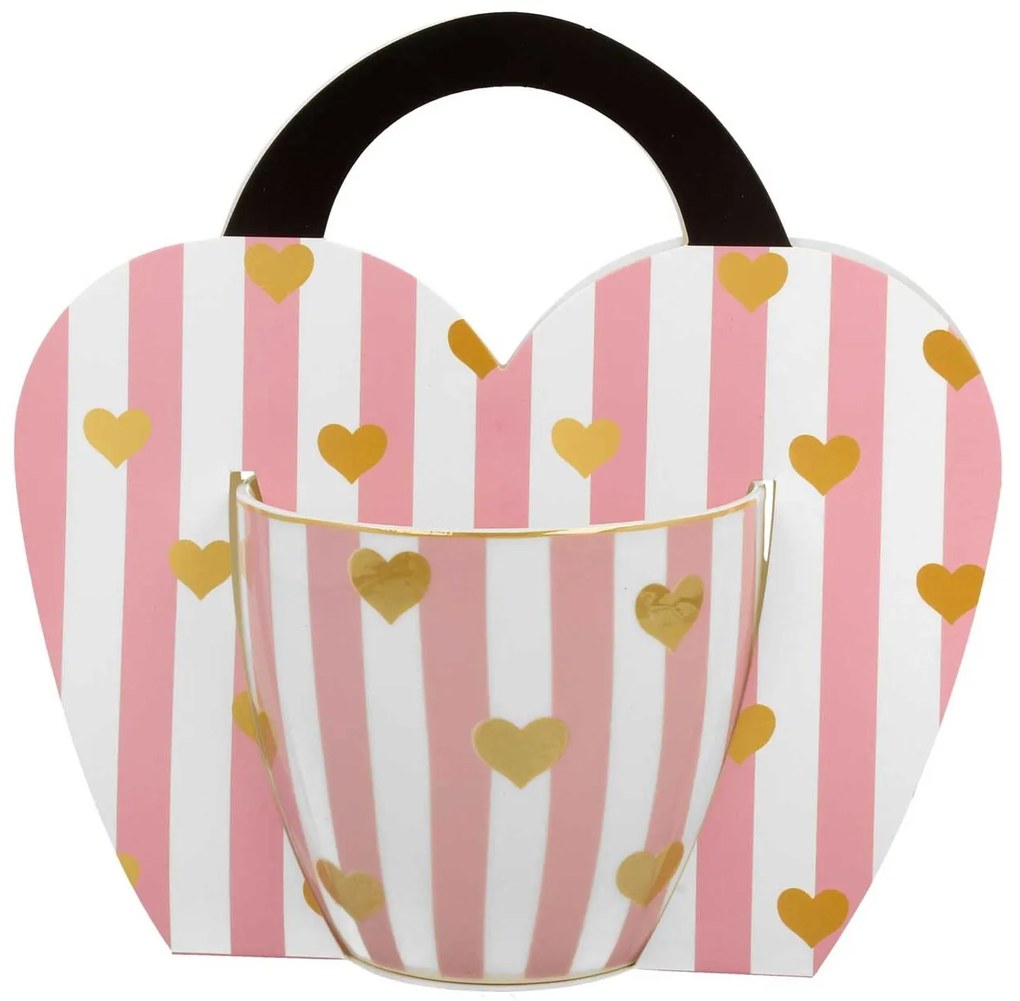Porcelánový hrnček Little Hearts 460 ml