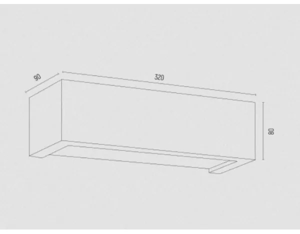 Argon 8250 - Nástenné svietidlo CASERTA 1xE27/15W/230V 32 cm