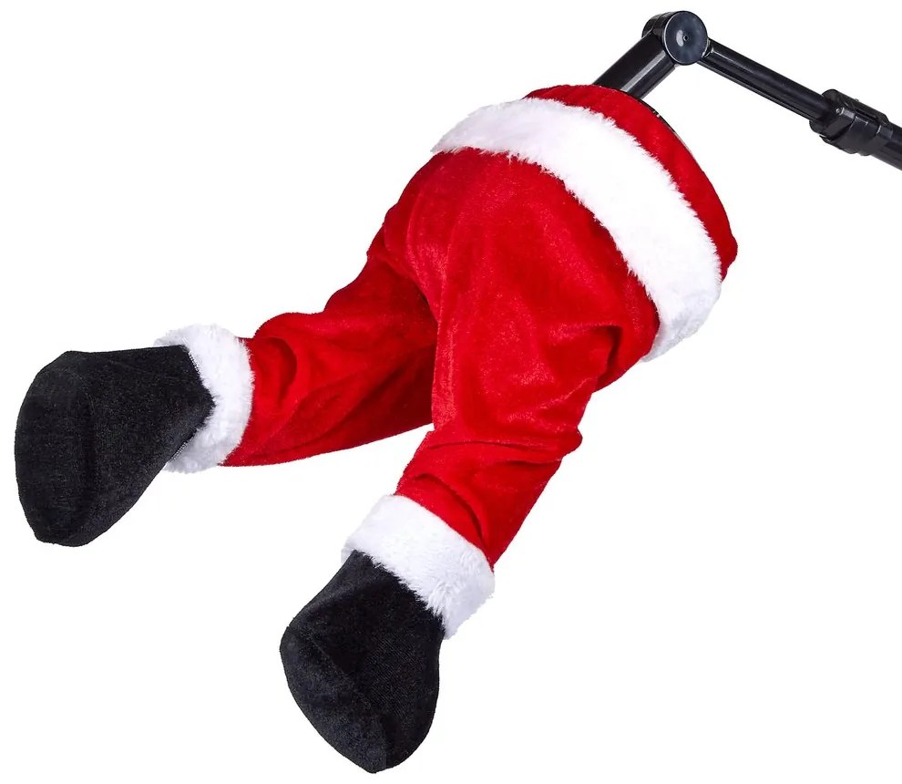 X-MAS Ozdoba nohy v strome Santa 35 cm