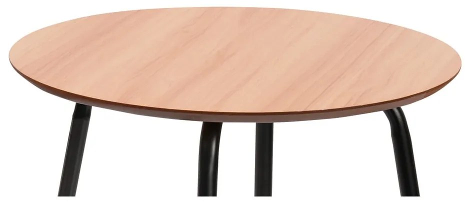 Okrúhle konferenčné stolíky v prírodnej farbe v súprave 2 ks ø 55 cm Luke – Bonami Essentials