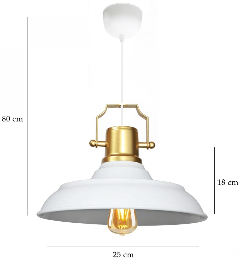 Závesné svietidlo AYD-3642 biele