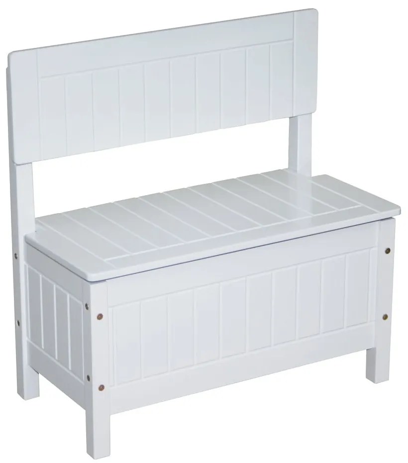 Biela detská lavica – Roba