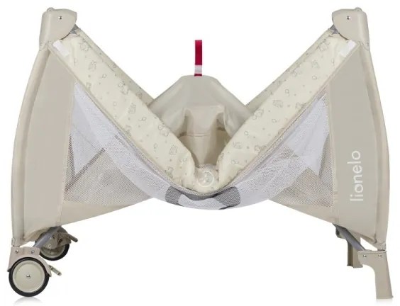 Lionelo - Cestovná postieľka SVEN PLUS béžová