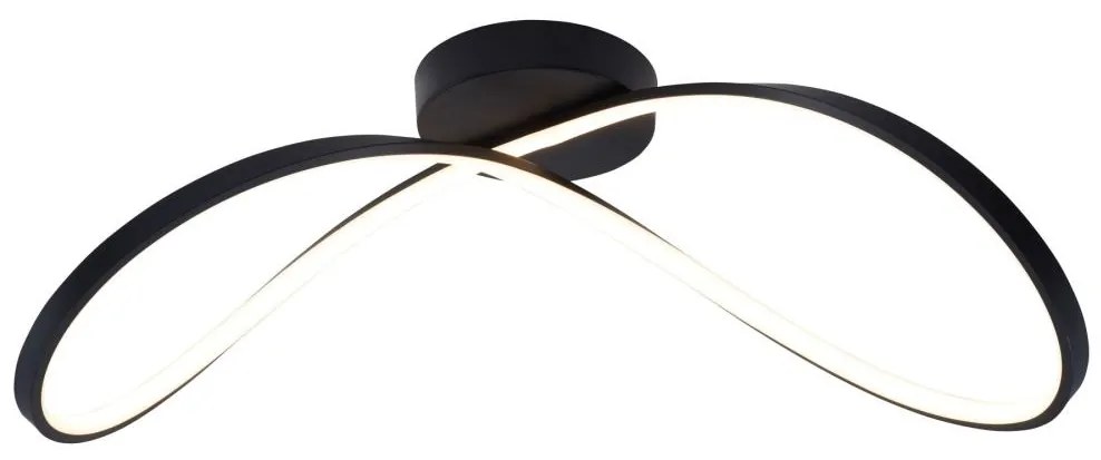 Zuma Line 19600C-BK - LED Prisadený luster ERDA LED/45W/230V 3000/4000/6000K