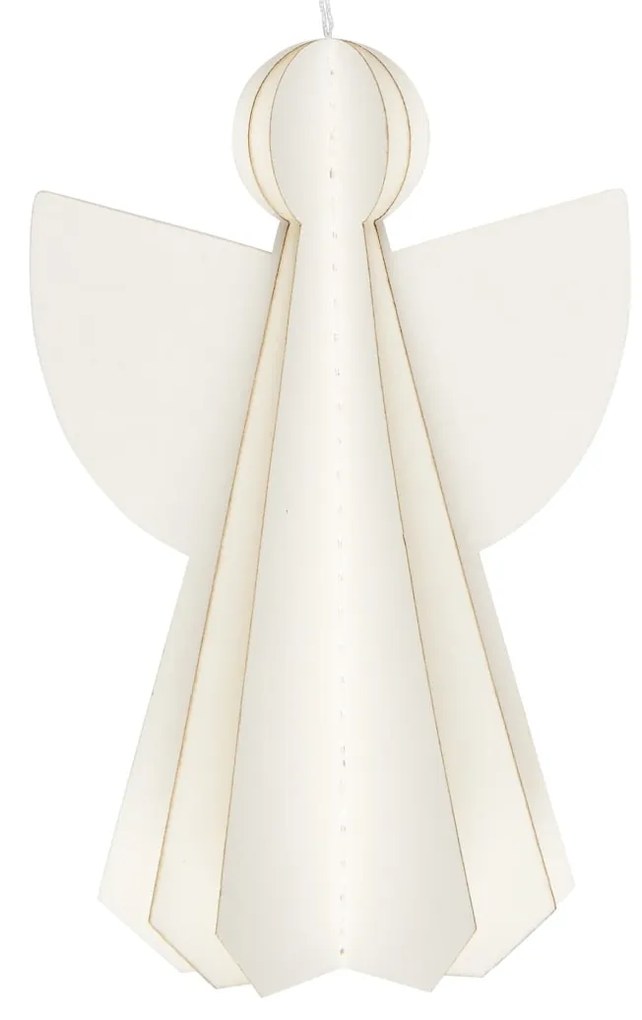 Ib Laursen Papierová vianočná ozdoba Angel 3D – set 3 ks