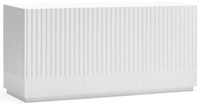 Biely príborník Teulat Doric, šírka 150 cm