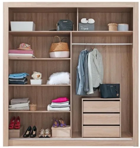 Šatník Duca 200, dub sonoma