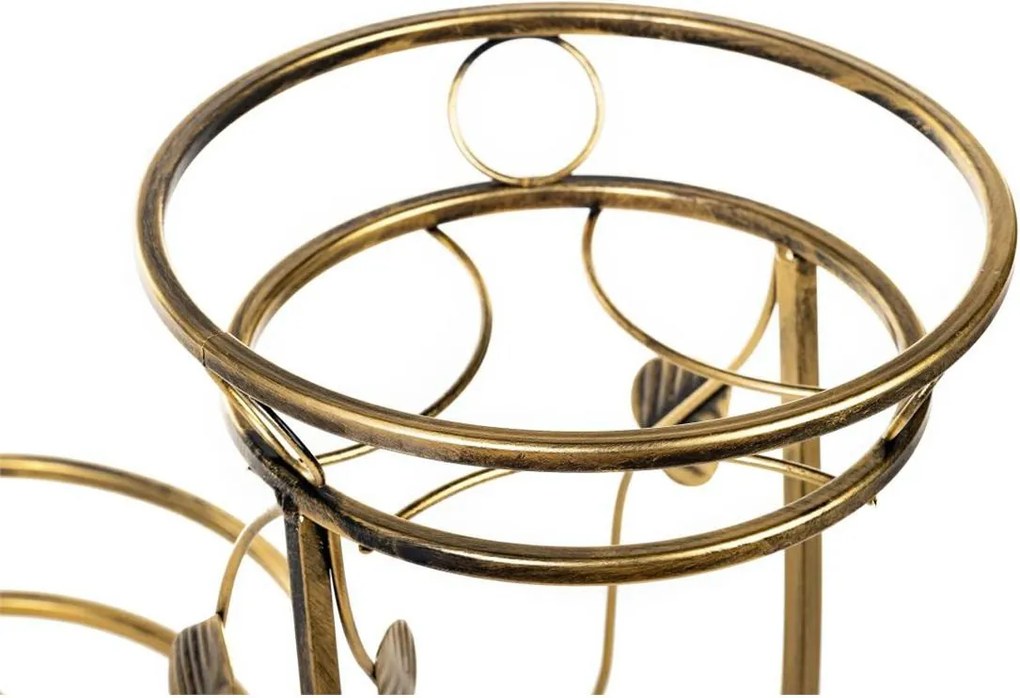 STOJAN NA KVETINÁČ JULYAN 70X50X25 CM ZLATÁ