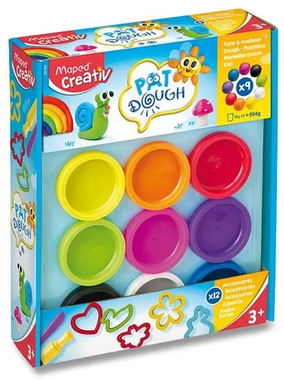 Súprava Maped Creativ Pat´Dough - modelovacia hmota - 9 farieb