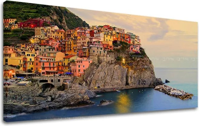 Obraz na stenu PANORÁMA MESTO ME090E13 - 40x80 cm