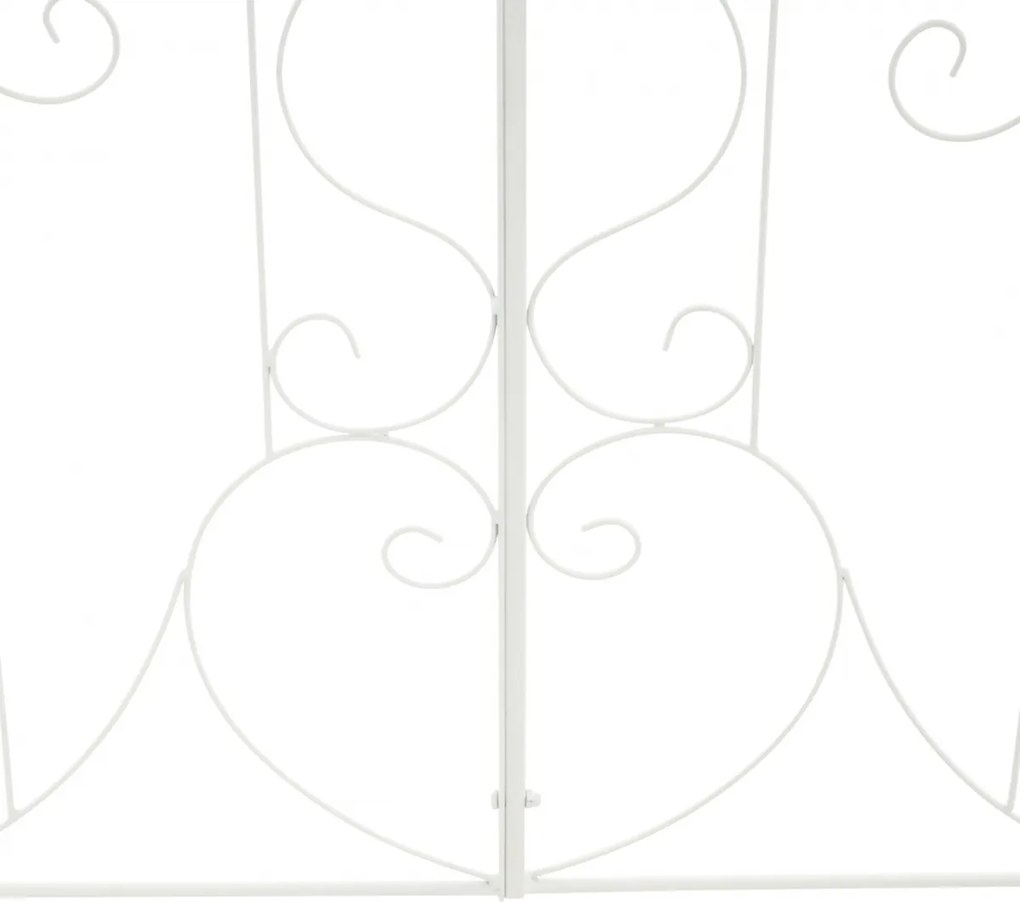 Mriežka na popínavé rastliny Mandevilla - 133 x 99 cm - Biela