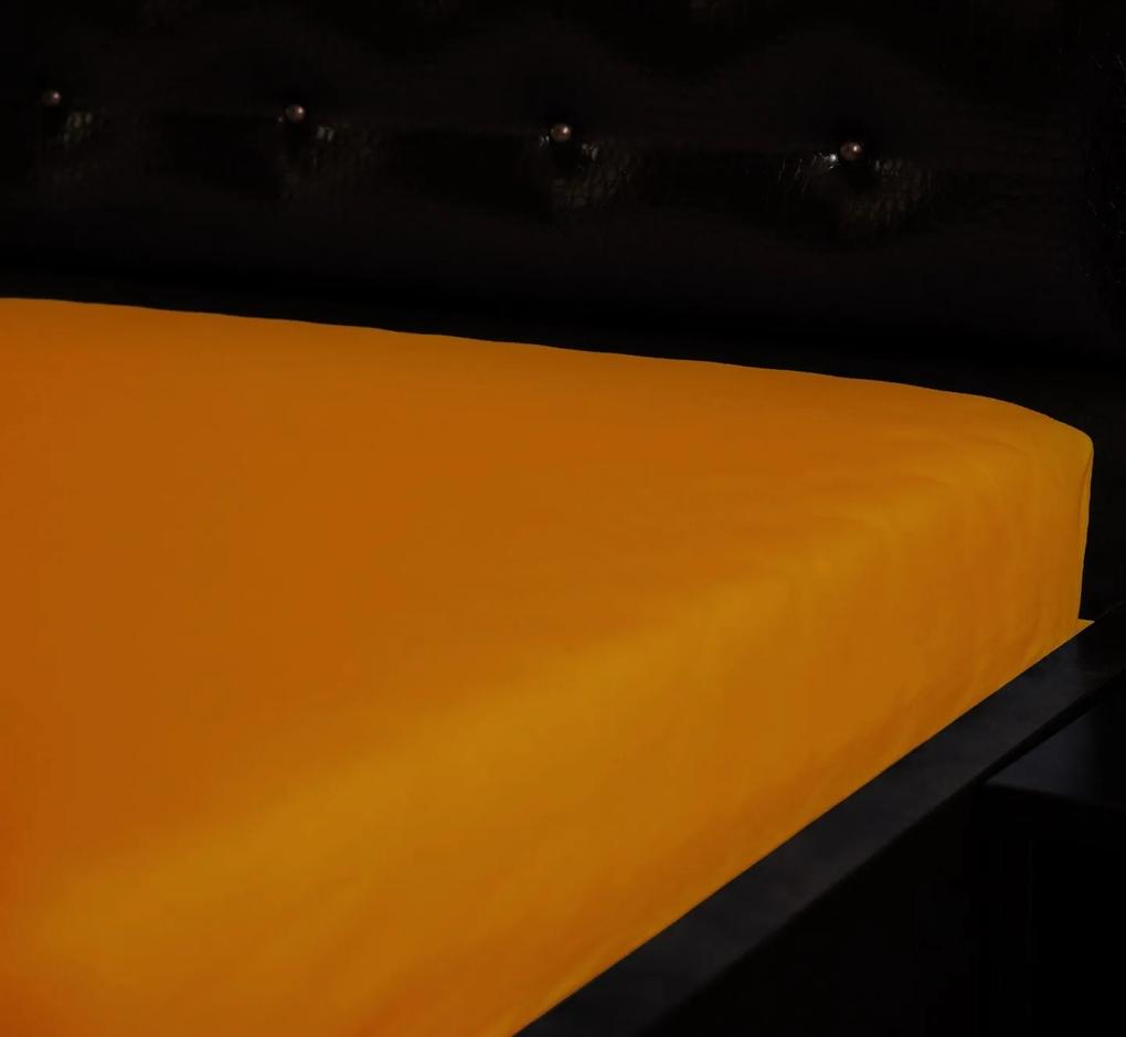 Froté napínacia plachta Oranžová 6 Rozmer: 60 x 120 cm