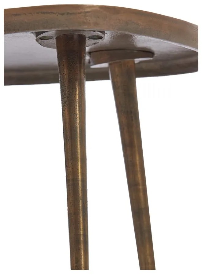 Kovový odkladací stolík 32x48 cm Puno – Light & Living