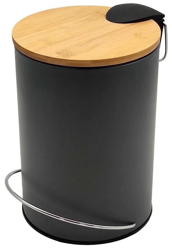 Kôš s pedálom a bambusovým vrchnákom 12 l FTC2345B-12L