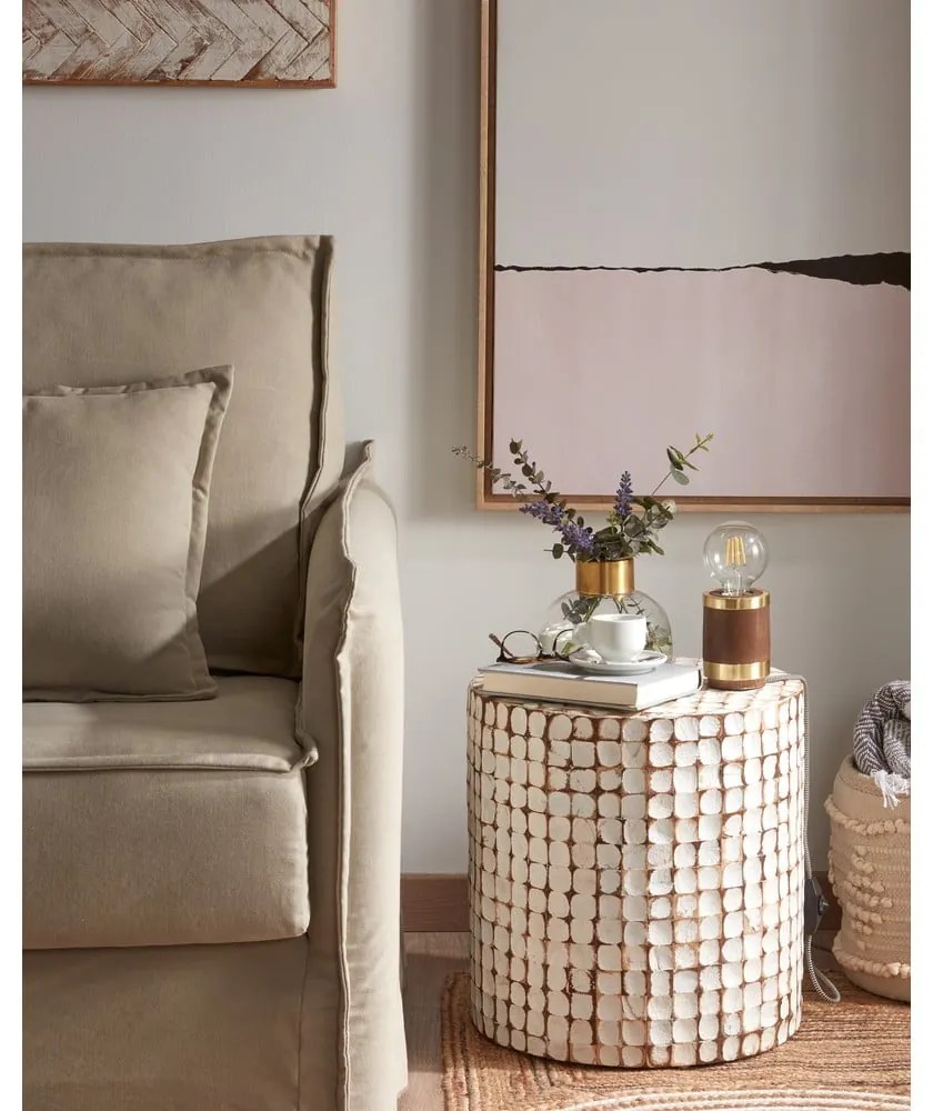 Odkladací stolík Kave Home Coconut