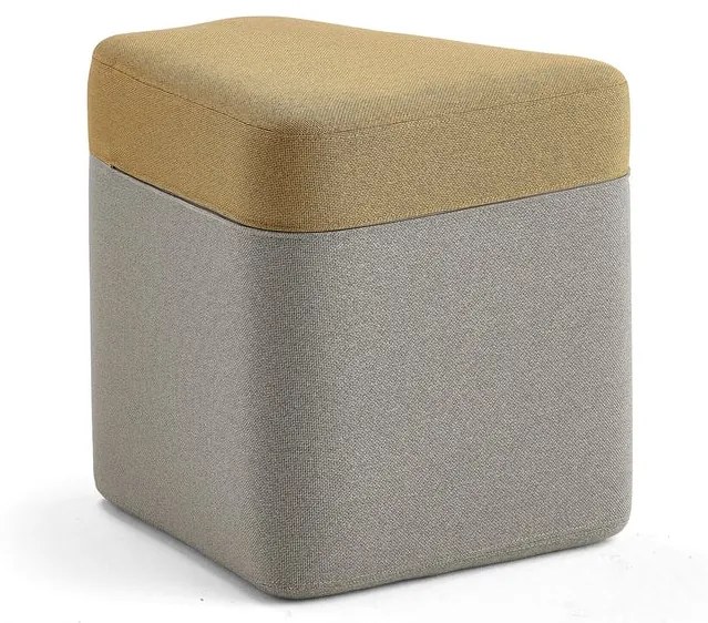 Taburet POINT, piesková/oranžová