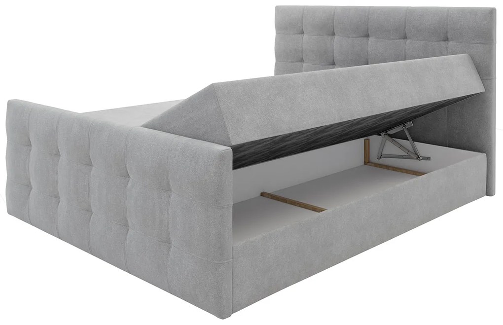 Kontinentálna posteľ Peregryn 1, Rozmer postele: 180x200, Dostupné poťahy: Rico 01