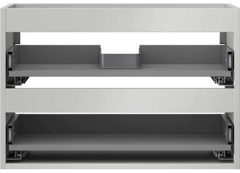 Mexen Box-A, závesná skrinka 70 cm, 2 zásuvky, matná sivá, 91AX0-0700-470-2-62