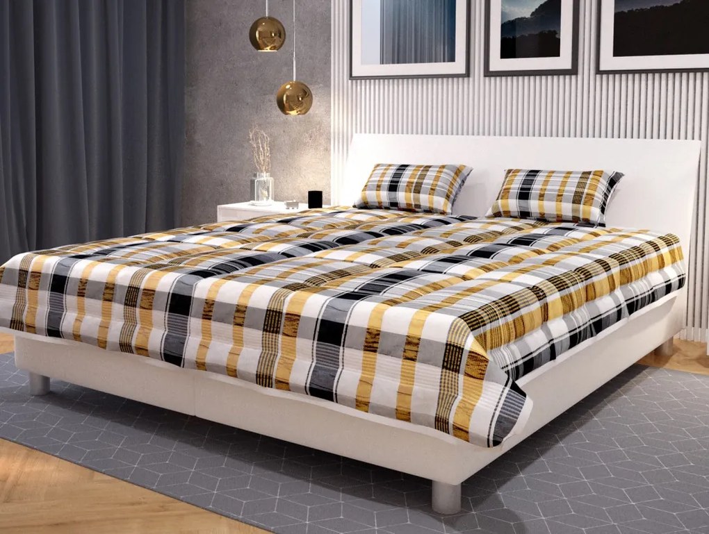 Posteľ Bali 160x200 cm, biela ekokoža