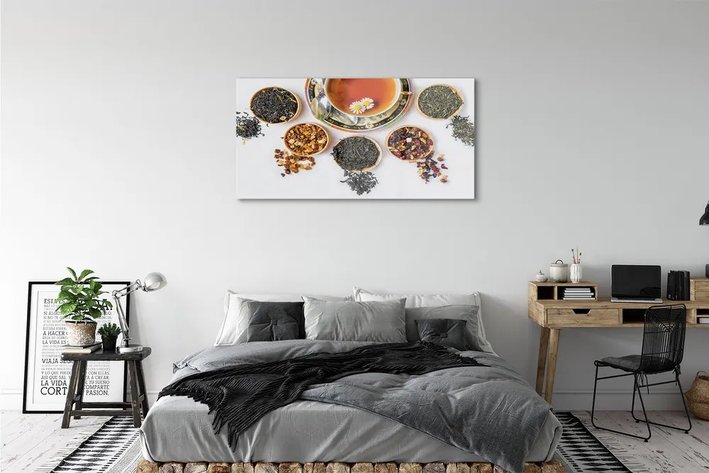 Obraz plexi Bylinkový čaj 125x50 cm