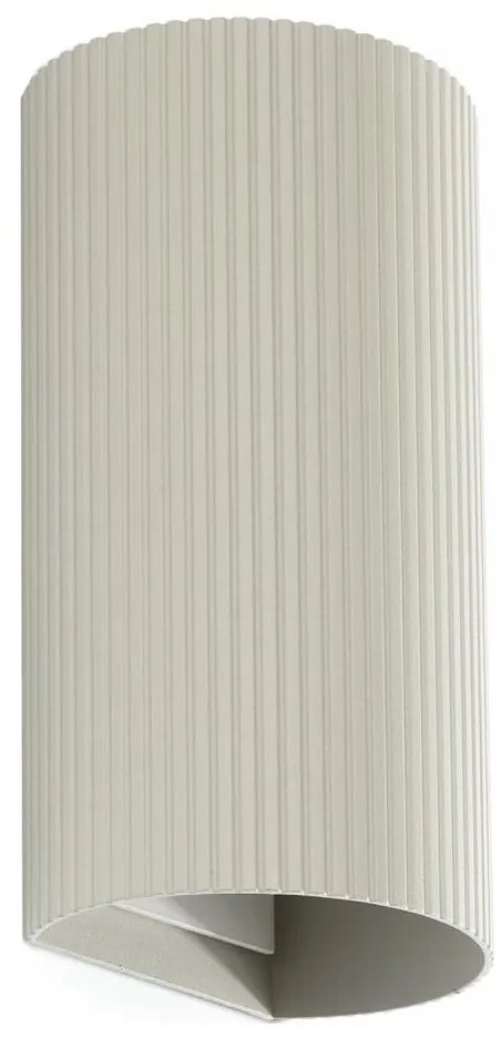 FARO 40544 - Nástenné svietidlo SOLE 2xGU10/8W/230V šedá vrúbkovaná guľatý