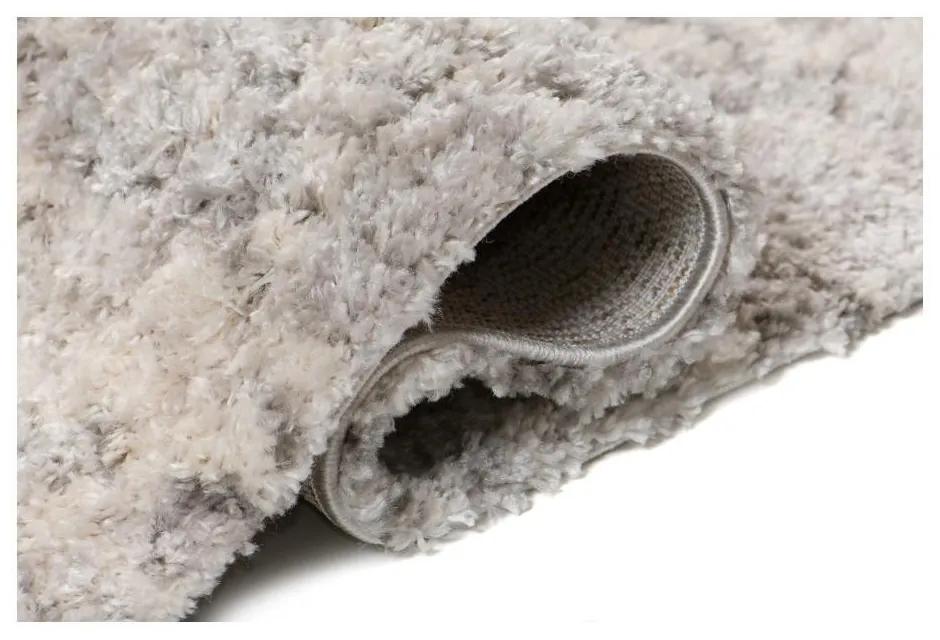 Kusový koberec shaggy Cahil sivý 200x300cm